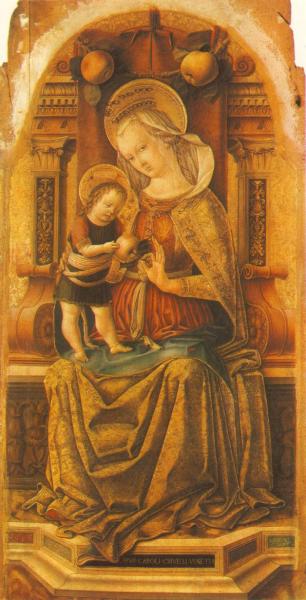 Virgin and Child Enthroned