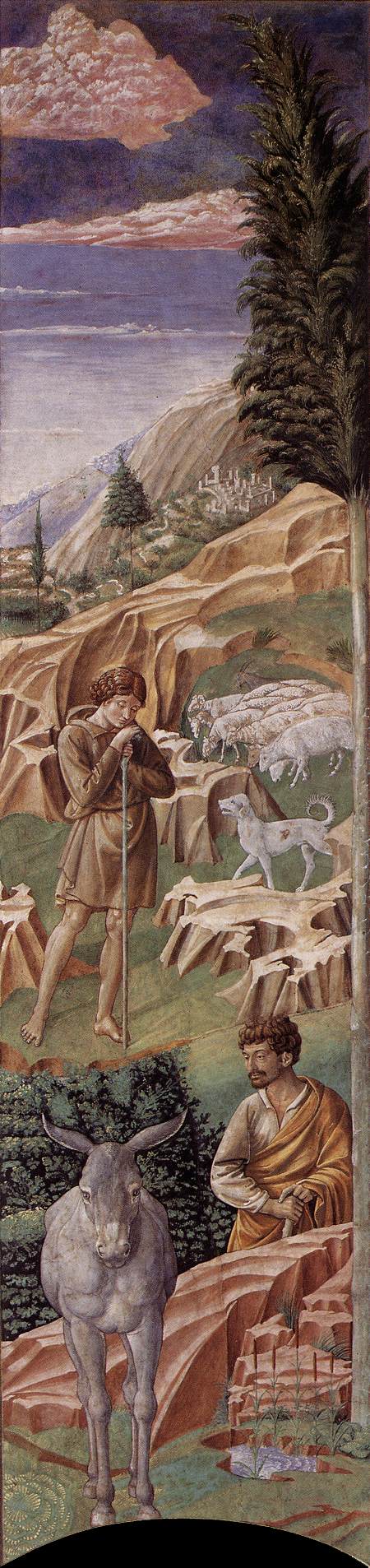 The Vigil of the Shepherds (right wall of the apse)