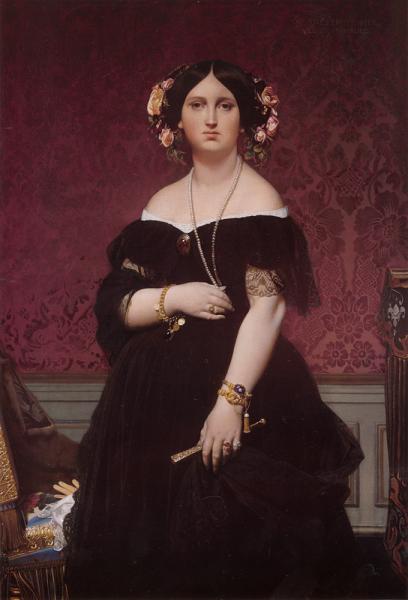 Madame Paul-Sigisbert Moitessier, Standing