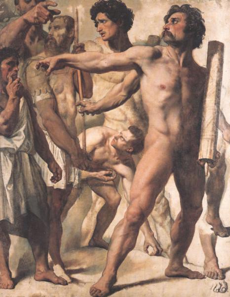 Study for The Martyrdom of St. Symphorien 1