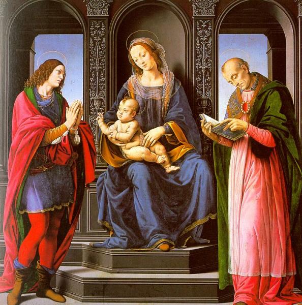 The Virgin and Child with St Julian and St Nicholas of Myra
