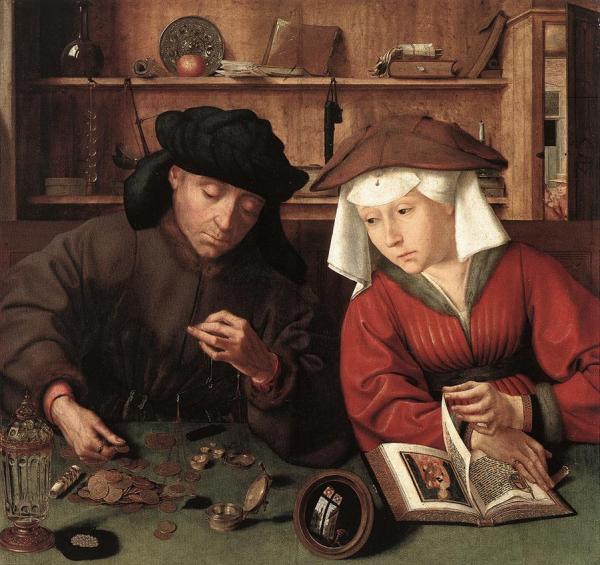 The Moneylender and his Wife