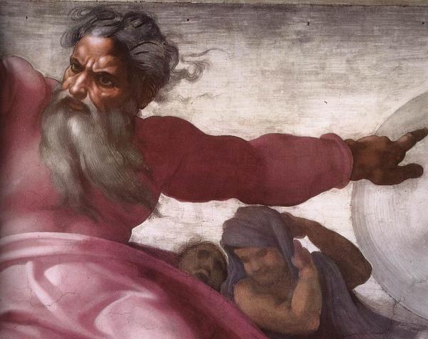 Genesis - 2 Creation of the Sun, Moon, and Plants (Detail) 4