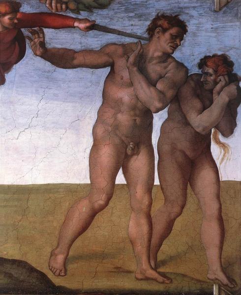 Genesis - 6 Fall and Expulsion from Eden (Detail) 2