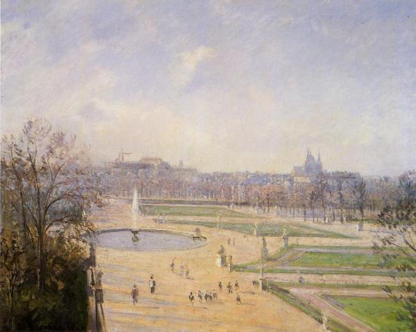 The Bassin des Tuileries - Afternoon, Sun