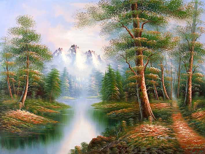 Classic Mountain Landscape