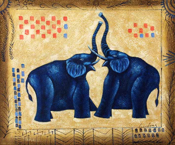 Blue Elephants