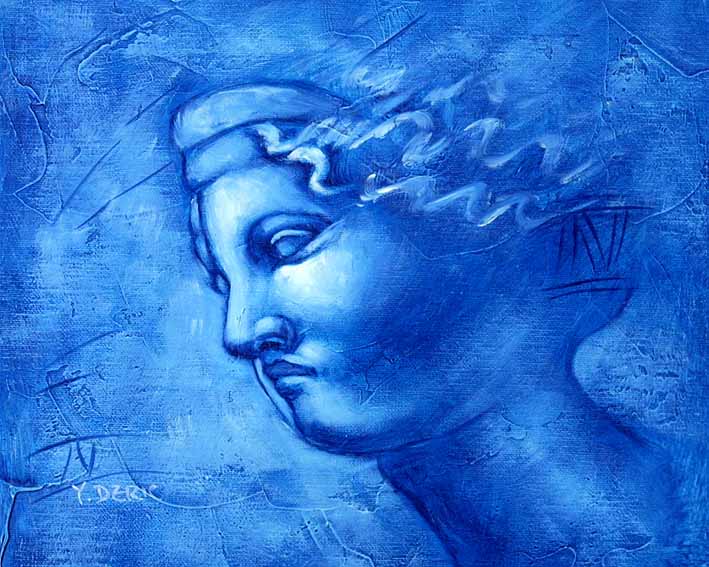 Roman Statue Female Head