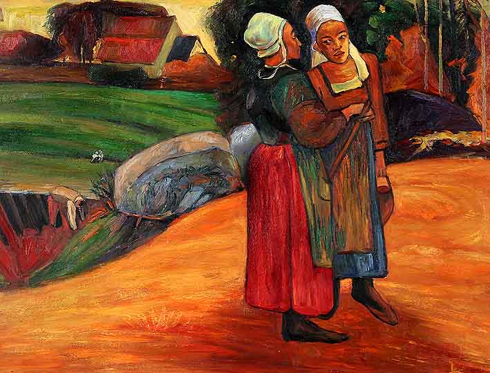 Two Breton Women on the Road