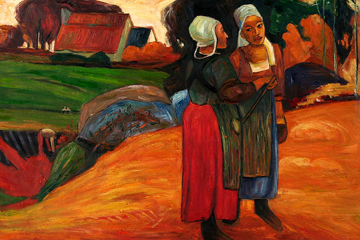 Two Breton Women on the Road