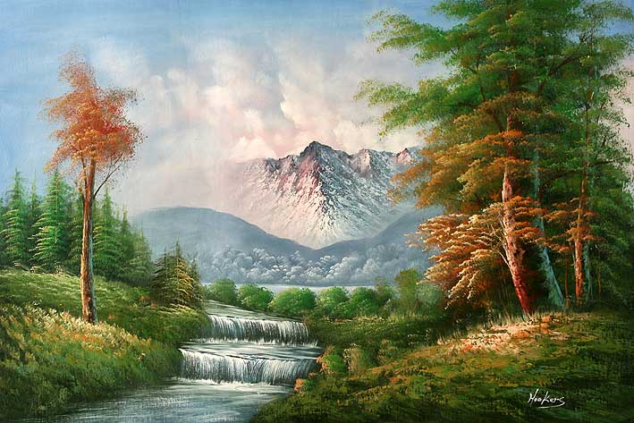 Classic Mountain Landscape