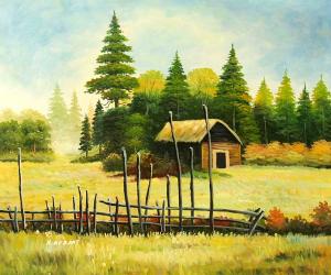 Cabin At The Edge Of The Woods