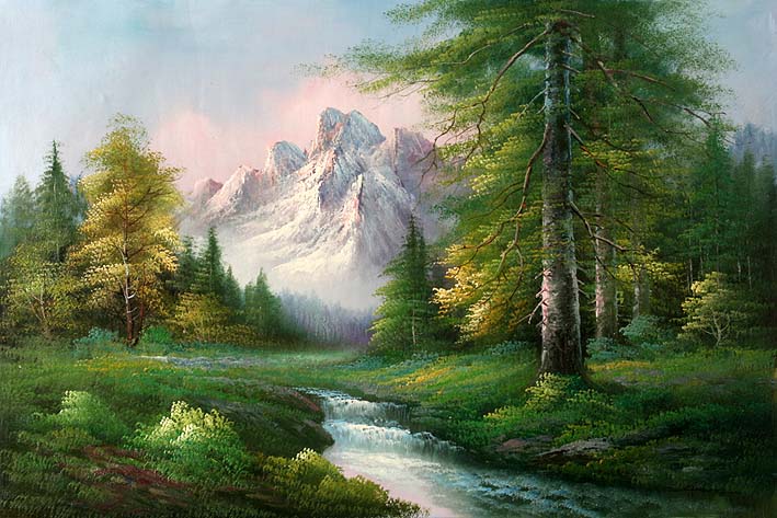 Classic Mountain Landscape