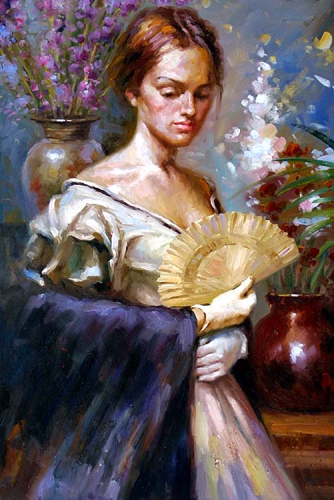 Girl With Fan