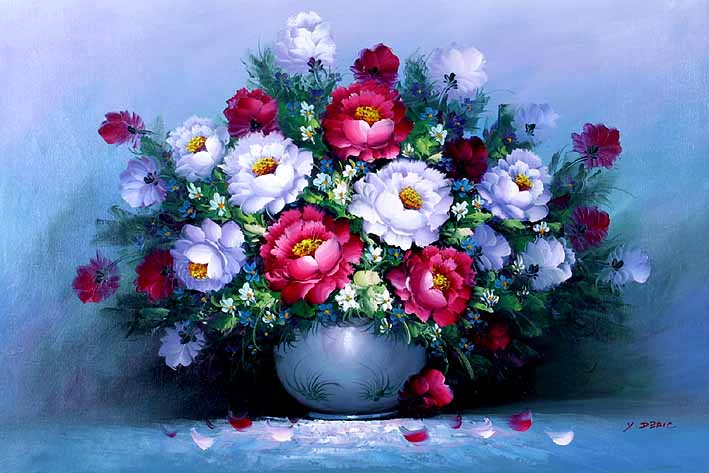 White & Red Arrangement