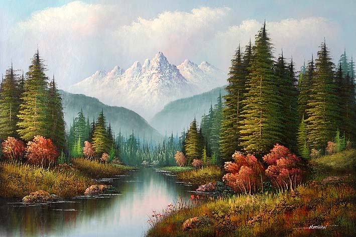 Classic Mountain Landscape
