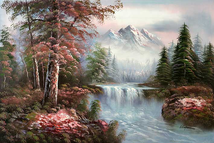 Classic Waterfall Landscape
