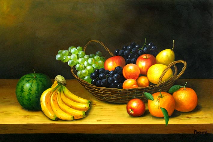 Still Life with Fresh Fruits
