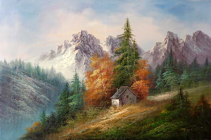 Cabin in the Mountain