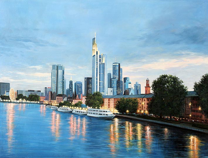 Skyline of Frankfurt, Germany