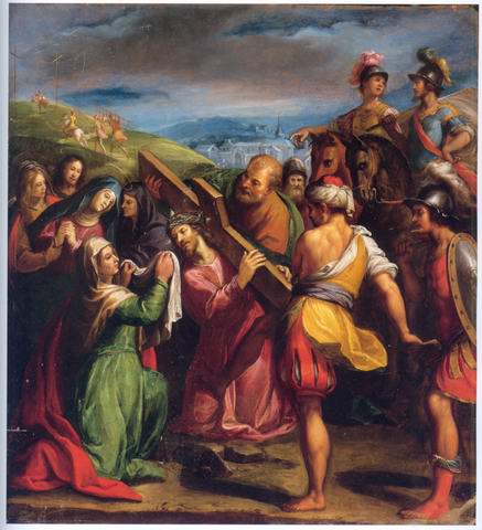 Christ carrying the cross