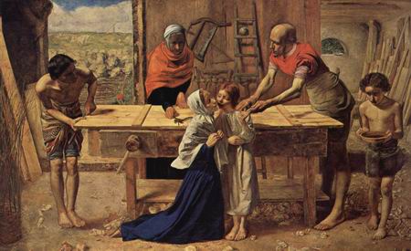 Jesus im Haus seiner Eltern