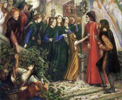 Beatrice, Meeting Dante at a Wedding Feast, Denies