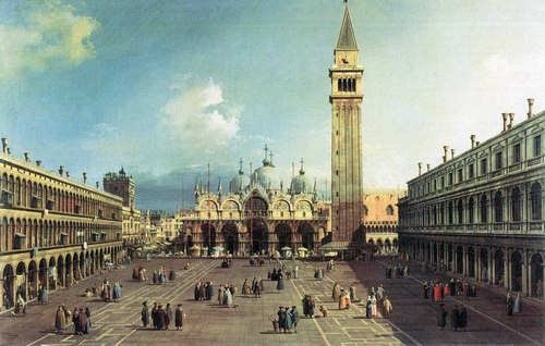 Piazza S. Marco with the Basilica