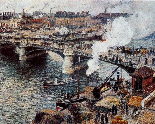 Pont Boieldien in Rouen in einem Spr