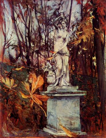 Statue in the park of Versailles