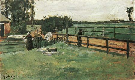 Farm at the village street