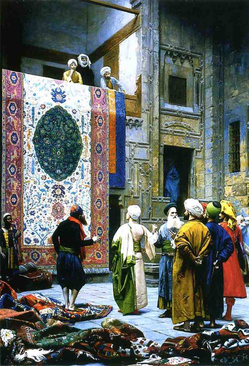 Carpet Merchant in Cairo 1887