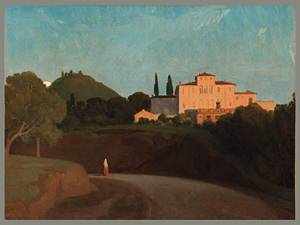 View of the Villa Torlonia Frascati at Dusk
