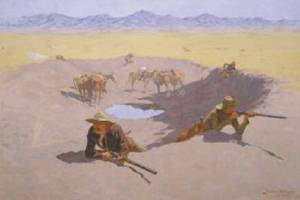 Fight for the Water Hole 1903