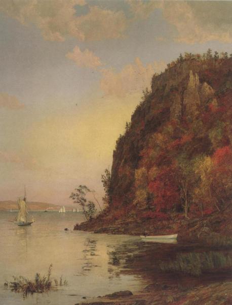 Under The Palisades In October 1895