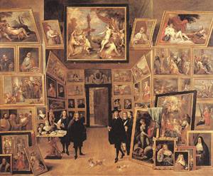 Archduke Leopold Wilhelm In His Gallery 1647