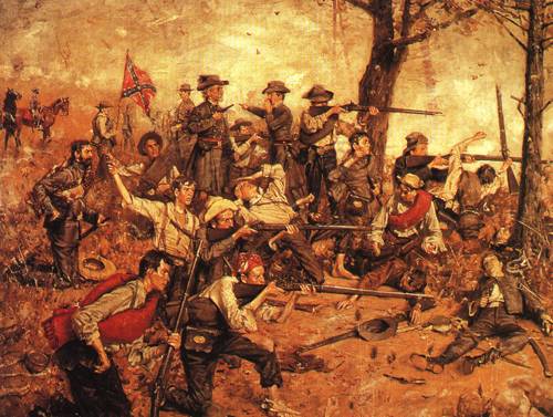 Holding The Line At All Hazards 1882