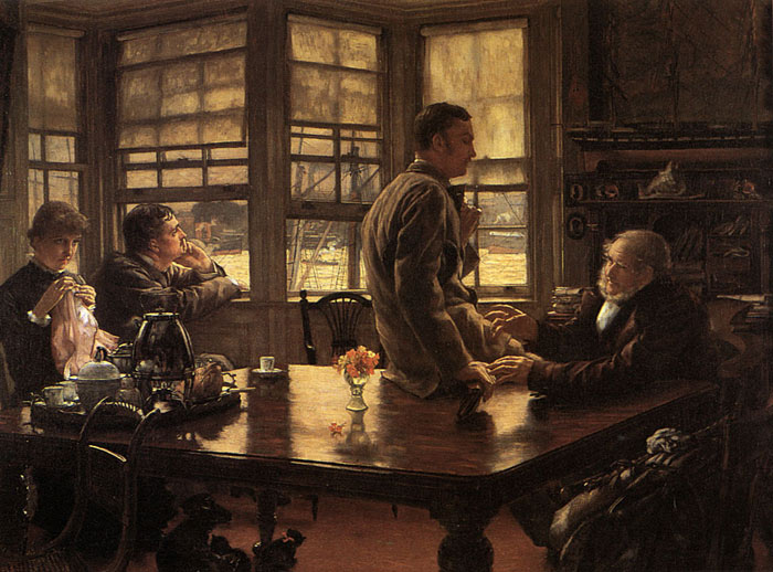 Carpenters Workshop Seen from the Artists Studio - Oil Painting Reproduction