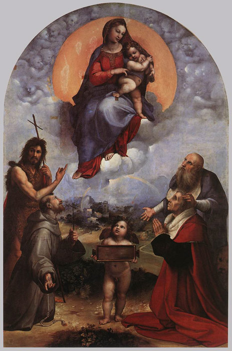 Raphael Oil Painting Reproductions- The Madonna of Foligno