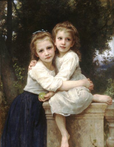 Two Sisters - Oil Painting Reproduction