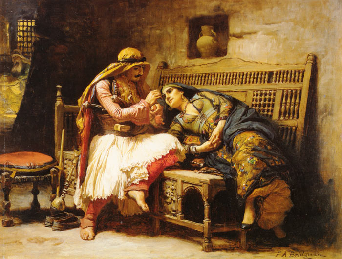 Oil Painting Reproduction of Bridgeman- Queen of the Brigands