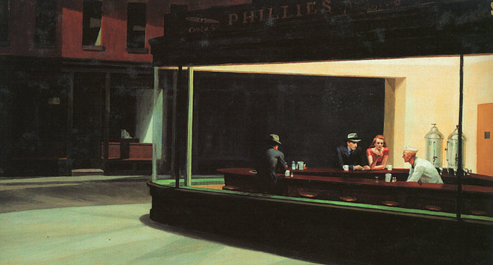 Oil Painting Reproduction of Hopper- Nighthawks