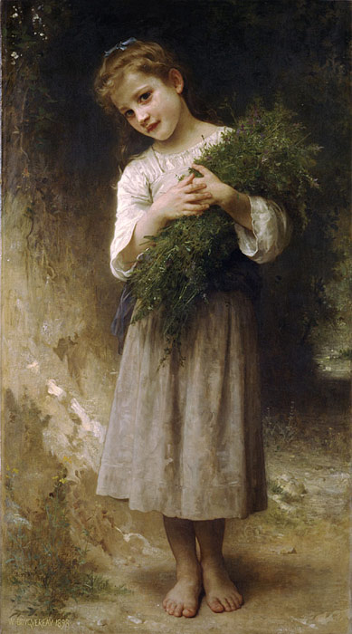 Oil Painting Reproduction of Bouguereau- Retour des champs