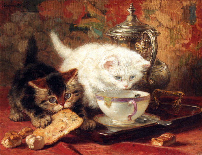 Ronner-Knip Oil Painting Reproductions - High Tea