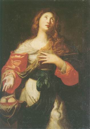 Saint Agatha painting, a Niccolo De Simone paintings reproduction, we never sell Saint Agatha poster
