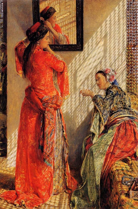 Oil Painting Reproduction of Lewis- Indoor Gossip