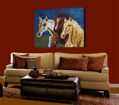 decorative horse painting