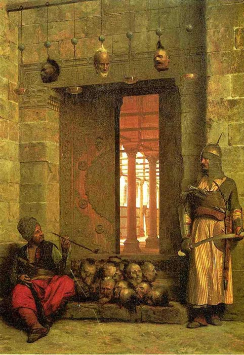Oil Painting Reproduction of Gerome- The Door of the El-Hassanein Mosque in Cairo