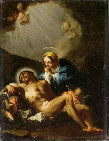 The Pieta painting, a Francesco Trevisani paintings reproduction, we never sell The Pieta poster