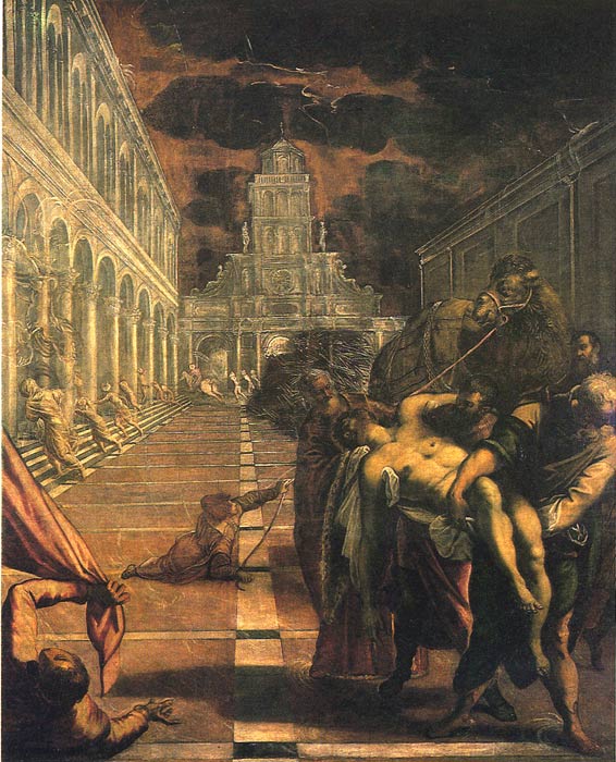Tintoretto Oil Painting Reproductions - Dipinti per la Scuola Grande di San Marco